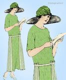 Ladies Home Journal 2840: 1920s Uncut Designer Dress Vintage Sewing Pattern