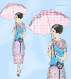 Ladies Home Journal 3570: 1920s Rare Uncut Tiered Dress 32 B Vintage Sewing Pattern