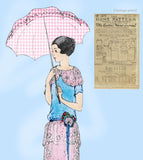 Ladies Home Journal 3570: 1920s Rare Uncut Tiered Dress 32 B Vintage Sewing Pattern