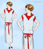 Ladies Home Journal 3964: 1920s Uncut Misses Dress 34 B Vintage Sewing Pattern