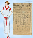 Ladies Home Journal 3964: 1920s Uncut Misses Dress 34 B Vintage Sewing Pattern