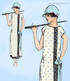 Ladies Home Journal 3965: 1920s Uncut Misses Dress 36 B Vintage Sewing Pattern