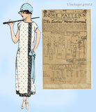 Ladies Home Journal 3965: 1920s Uncut Misses Dress 36 B Vintage Sewing Pattern