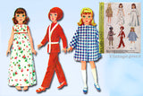 1960s Vintage McCalls Sewing Pattern 2182 Uncut Petite 11-12.5 inch  Miss Ginny Doll Clothes