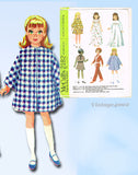 1960s Vintage McCalls Sewing Pattern 2182 Large 20 to 25 In Ruthie Doll Clothes