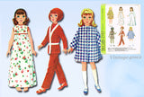 1960s Vintage McCalls Sewing Pattern 2182 Large 20 to 25 In Ruthie Doll Clothes