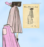 1940s Martin Mail Order Pattern 9307 Misses' Skirt Pattern Big Shaped Pockets