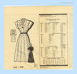 Marian Martin 9318: 1950s Misses Street Dress Sz 38 Bust Vintage Sewing Pattern