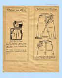 McCall 2217: 1920s Rare Uncut Older Boys Knickers Size 14 Vintage Sewing Pattern