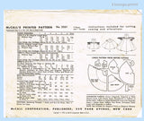 McCall's 2331: 1950s Toddler Girls Party Dress & Cape  Vintage Sewing Pattern