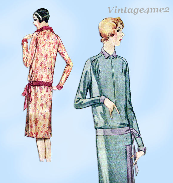 McCall 5456: 1920s Uncut Misses Flapper Dress Sz 38 B Vintage Sewing Pattern