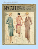 McCall 5456: 1920s Uncut Misses Flapper Dress Sz 38 B Vintage Sewing Pattern