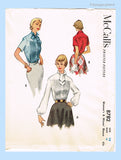 1950s Vintage McCall Sewing Pattern 8782 Stunning Uncut Misses Blouse Sz 36 Bust