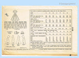 Simplicity 1119: 1950s Uncut Misses Sleeveless Party Dress 30 B Vintage Sewing Pattern