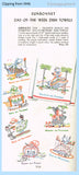 1940s Vintage Simplicity Embroidery Transfer 7115 Uncut DOW Sunbonnet Sue