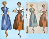 1950s Vintage Simplicity Sewing Pattern 3153 Stunning Misses Dinner Dress Sz 30 B