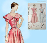 1950s Vintage Simplicity Sewing Pattern 3164 Stunning Misses Dinner Dress Sz 29 B