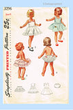 1950s Vintage Simplicity Sewing Pattern 3296 Baby Girls Slip & Undies Set