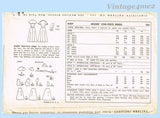 1950s Vintage Simplicity Sewing Pattern 8407 Uncut Misses Party Dress Sz 36 Bust