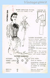 1950s Vintage Spadea Sewing Pattern 1244 Uncut Harvey Berin Dress Sz 38 B