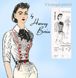 1950s Vintage Spadea Sewing Pattern 1244 Uncut Harvey Berin Dress Sz 38 B