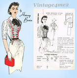 1950s Vintage Spadea Sewing Pattern 1244 Uncut Harvey Berin Dress Sz 38 B