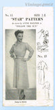 1950s Vintage Mail Order Sewing Pattern 15 "Star" Anne Baxter Misses Dress 32 B