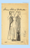 1940s Vintage Misses' Sun Dress Uncut Anne Adams Sewing Pattern 4604 Size 34