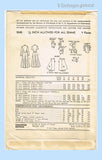 Advance 5345: 1940s Misses Elegant Dinner Dress Sz 30 B Vintage Sewing Pattern