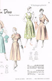 Advance 5513: 1950s Stunning Misses Sun Dress Sz 34 B Vintage Sewing Pattern