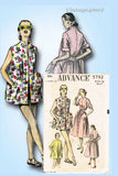 1950s VTG Advance Sewing Pattern 5792 Misses Duster Robe or Beach Cover Up 32 B