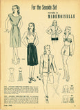 Digital Download Advance Fashion Flyer June 1945 Small 1940s Sewing Pattern Catalog