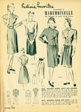 Digital Download Advance Fashion Flyer October 1945 Small 1940s Sewing Pattern Catalog