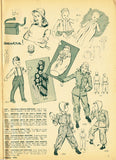 Digital Download Advance Fashion Flyer October 1945 Small 1940s Sewing Pattern Catalog