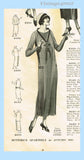 Butterick 5439: 1920s Misses Long Lean Flapper Dress 36 B Vintage Sewing Pattern