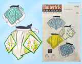 1950s Vintage Butterick Sewing Pattern 6742 Easy Misses Cocktail Apron Fits All