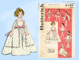 1960s Vintage Butterick Pattern 9186 Sweet Uncut 17 Inch Little Doll Clothes