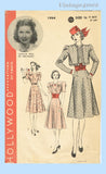 Hollywood 1964: 1940s Uncut Lucille Ball Dress Sz 34 B Vintage Sewing Pattern