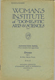 1920s Brooks Picken Womans Institute Sewing Book 21 A-2 Dresses Part 1