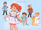 1960s Vintage McCalls Pattern 7181 Complete  Chatty Cathy 20 Inch Doll Clothes