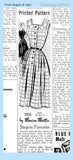 1950s Vintage Marian Martin Sewing Pattern 9205 Misses Sun Dress Size 34 Bust