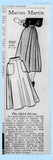 1940s Martin Mail Order Pattern 9307 Misses' Skirt Pattern Big Shaped Pockets