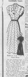 Marian Martin 9318: 1950s Misses Street Dress Sz 38 Bust Vintage Sewing Pattern