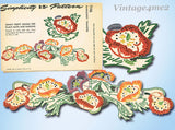 1940s Vintage Simplicity Sewing Pattern 7146 Uncut Poppy Pillowcase Motifs