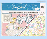 1940s Vogart 166 Transfer Bibs Blankets Bonnets Crochet and Embroidery