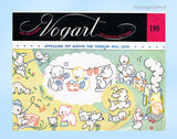 1950s VTG Vogart Embroidery Transfer 199 Uncut Baby Motifs for Tot Clothes Trim