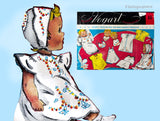 1950s Vintage Vogart Embroidery Transfer 651 Sweet Uncut Layette Motifs