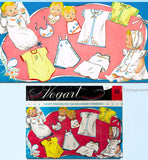 1950s Vintage Vogart Embroidery Transfer 651 Sweet Uncut Layette Motifs