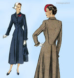 Vogue 4954: 1940s Gorgeous Uncut Misses Coat Sz 32 B Vintage Sewing Pattern