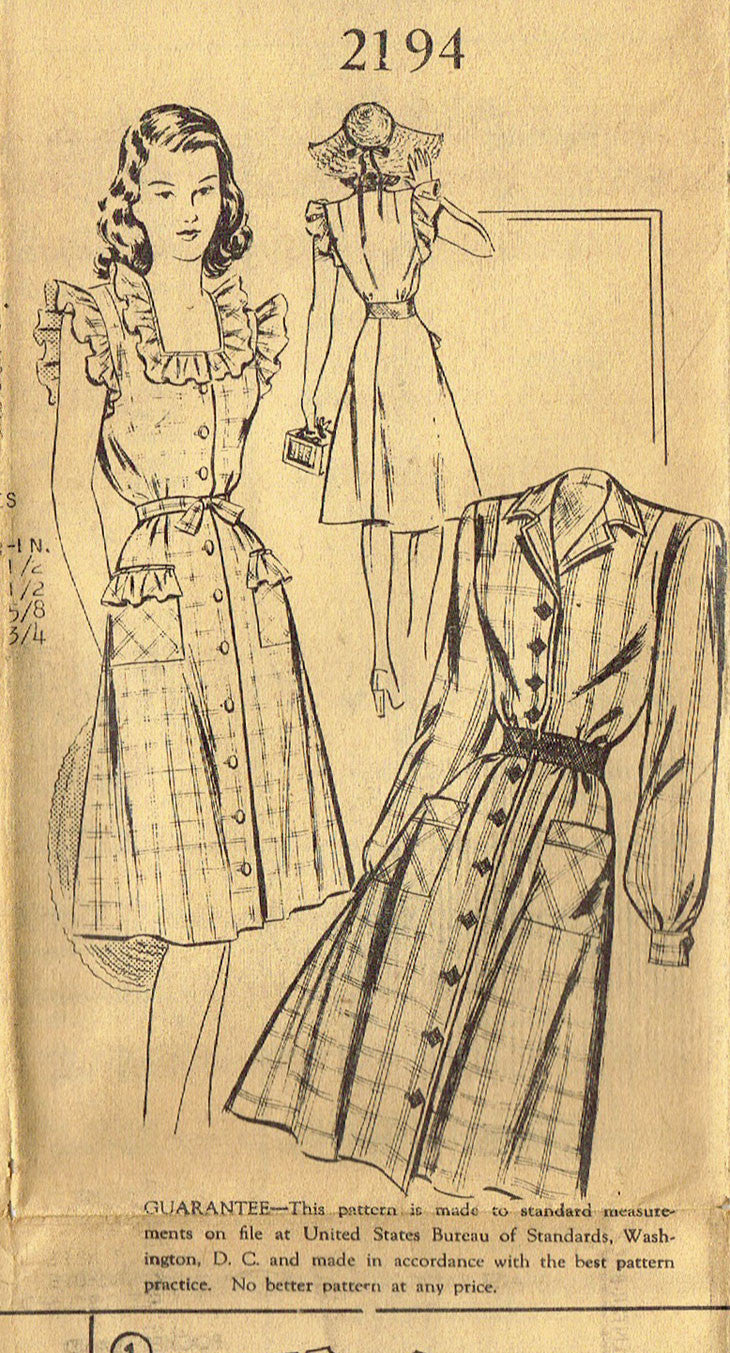 Simplicity Sewing Pattern S9464 Misses' 1940s Vintage Dress - Sewdirect